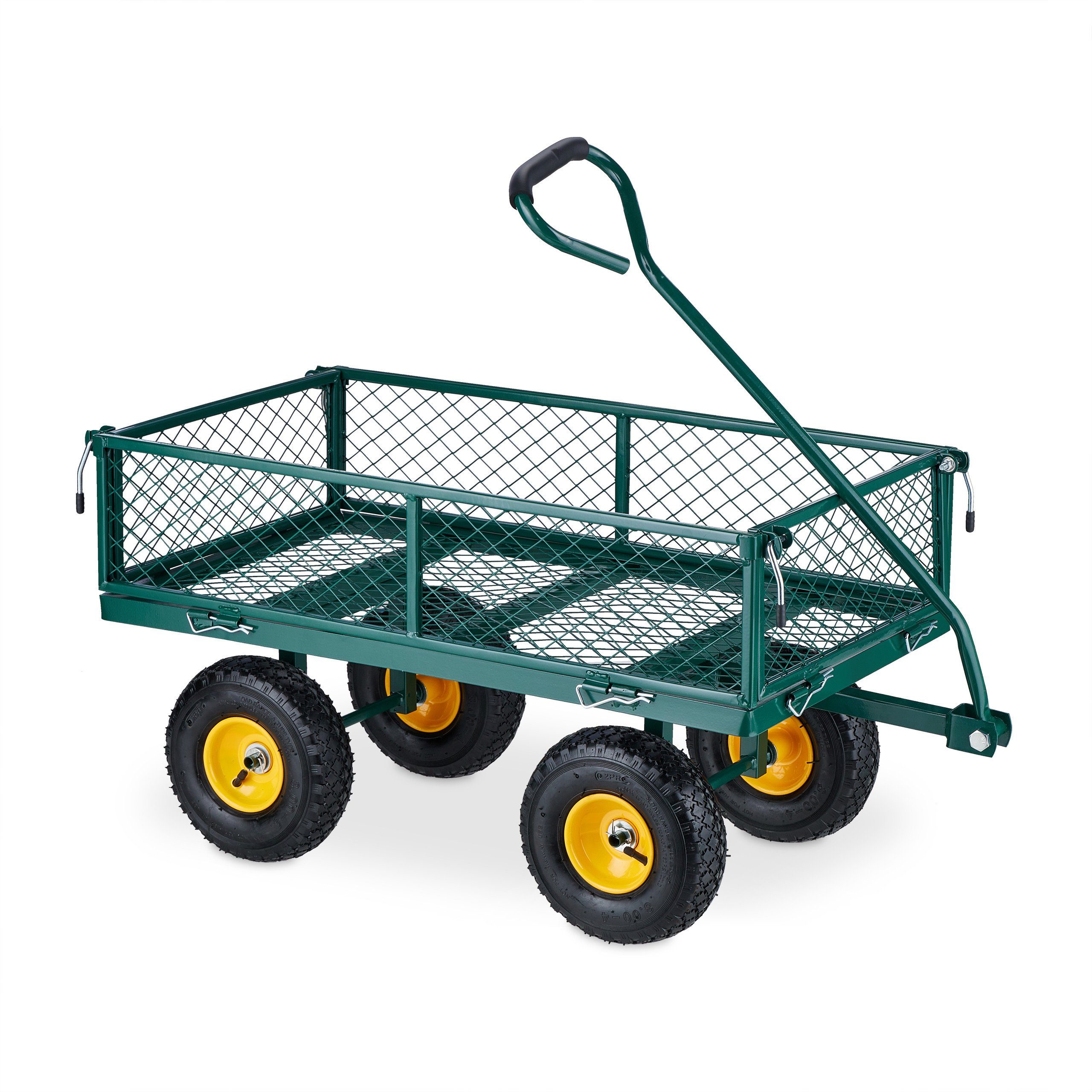 Bollerwagen Grüner Handwagen