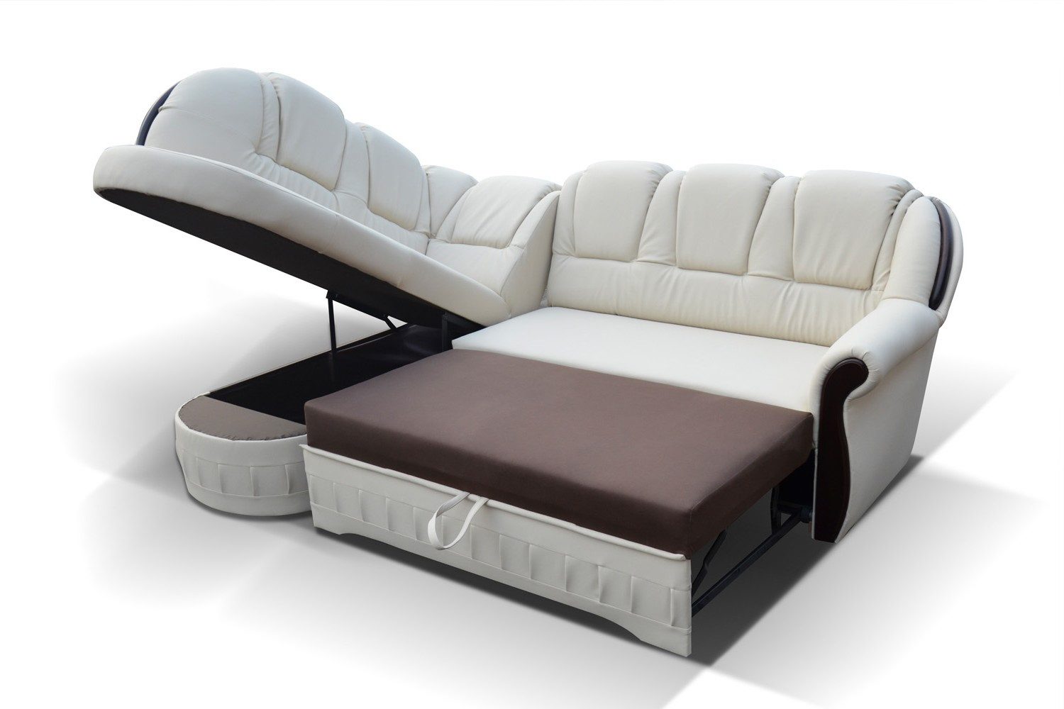 Xlmoebel Ecksofa Klassisches Schlafsofa Couch Polster Textil REDUZIERT, Made in Europa