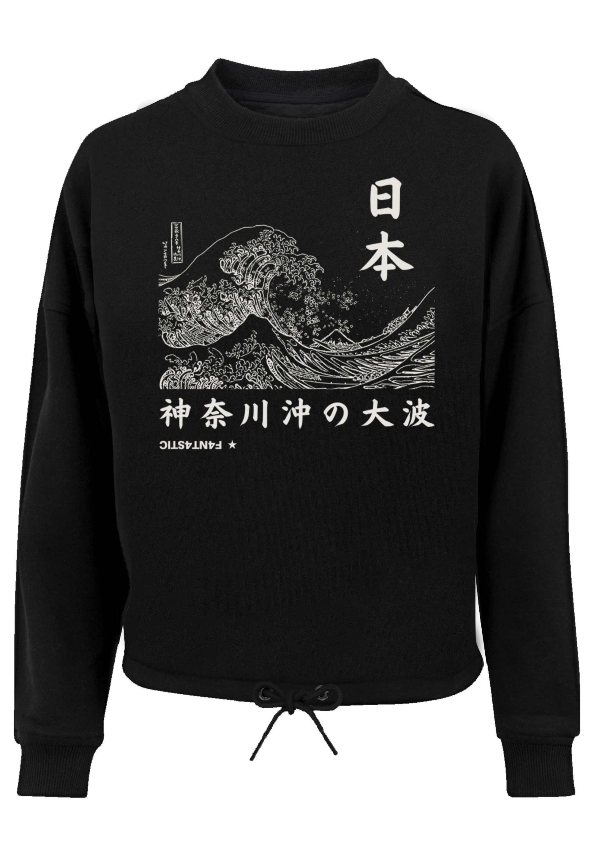 F4NT4STIC Sweatshirt Kanagawa Print