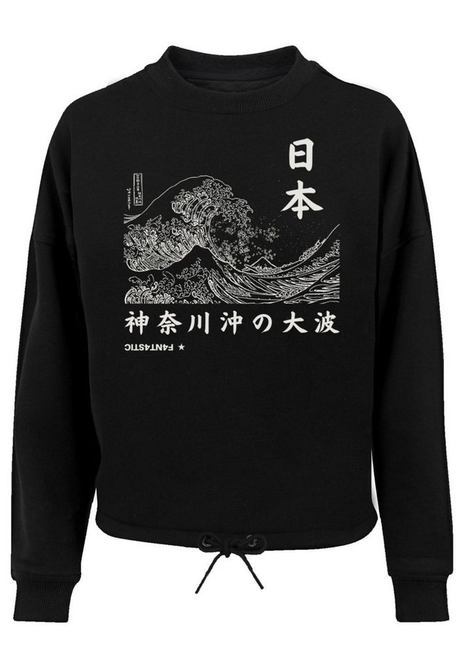F4NT4STIC Sweatshirt Kanagawa Print
