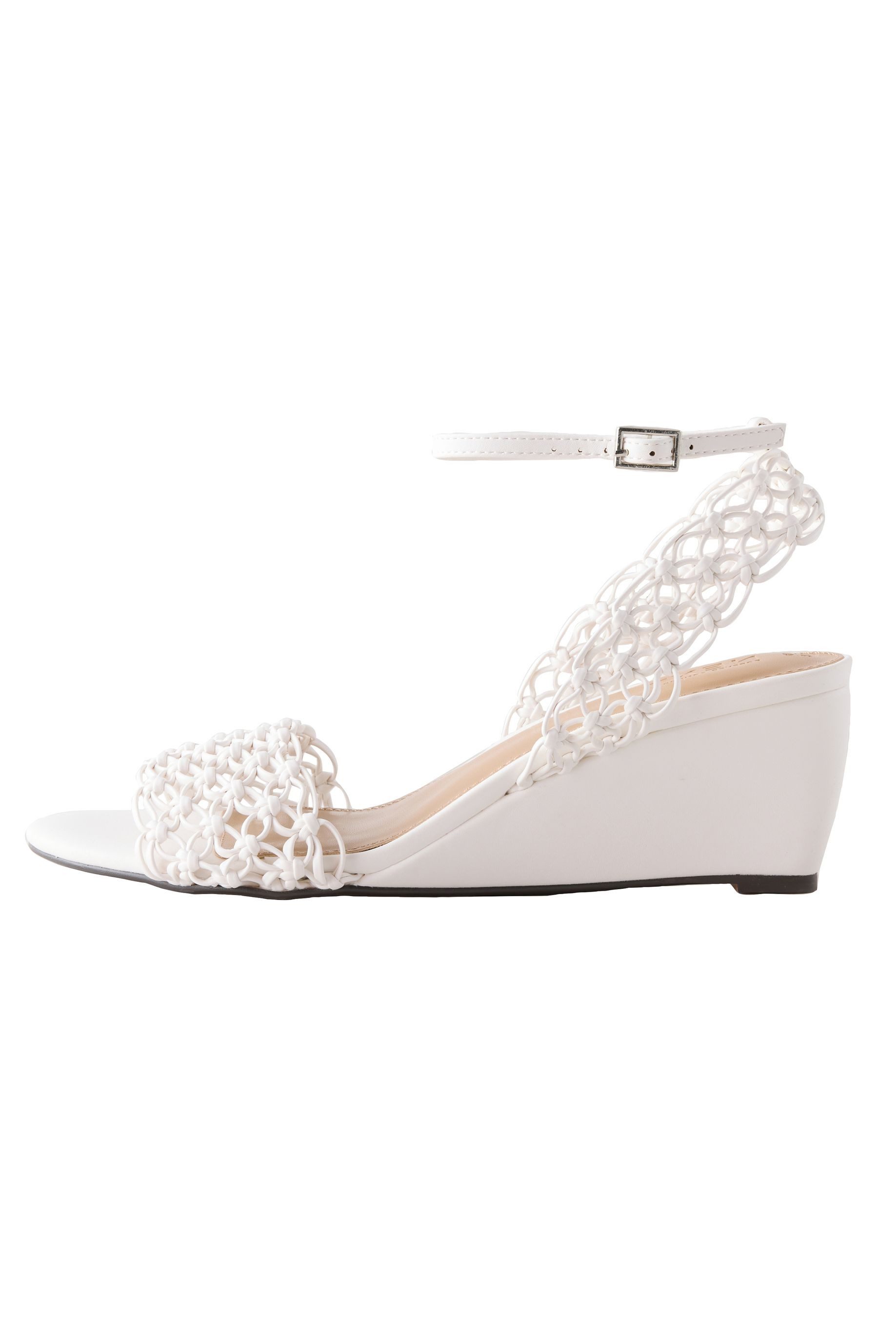 Next Forever Comfort® Wedges im Flechtdesign mit Blume Sandalette (1-tlg)