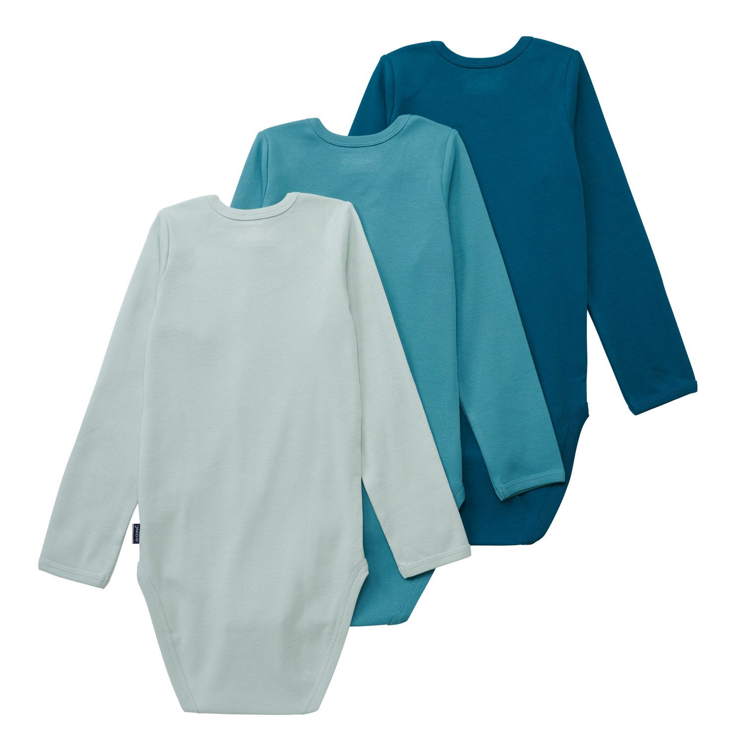 JAKO-O Langarmwickelbody JAKO-O Kinder Langarm-Body fbK 3er Pack