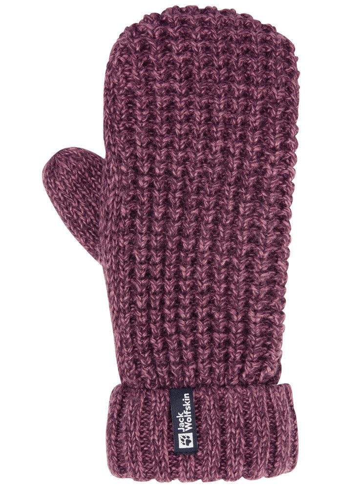 Jack Wolfskin Fäustlinge MEDLEY KNIT MITTEN W Strick-Fäustlinge, warm, mit Fleece-Futter – Bild 3 von 5