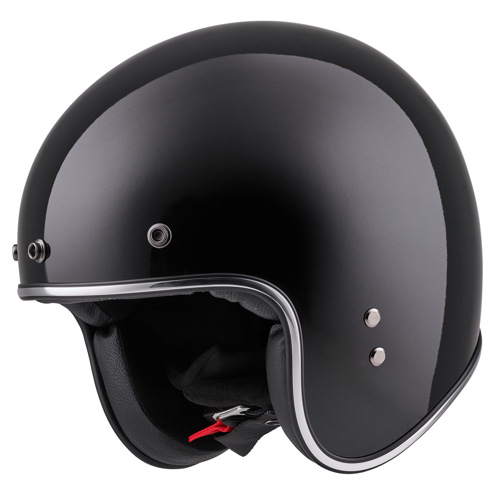 PEROZ Motorradhelm Jidre Jethelm, Herausnehmbares Innenfutter