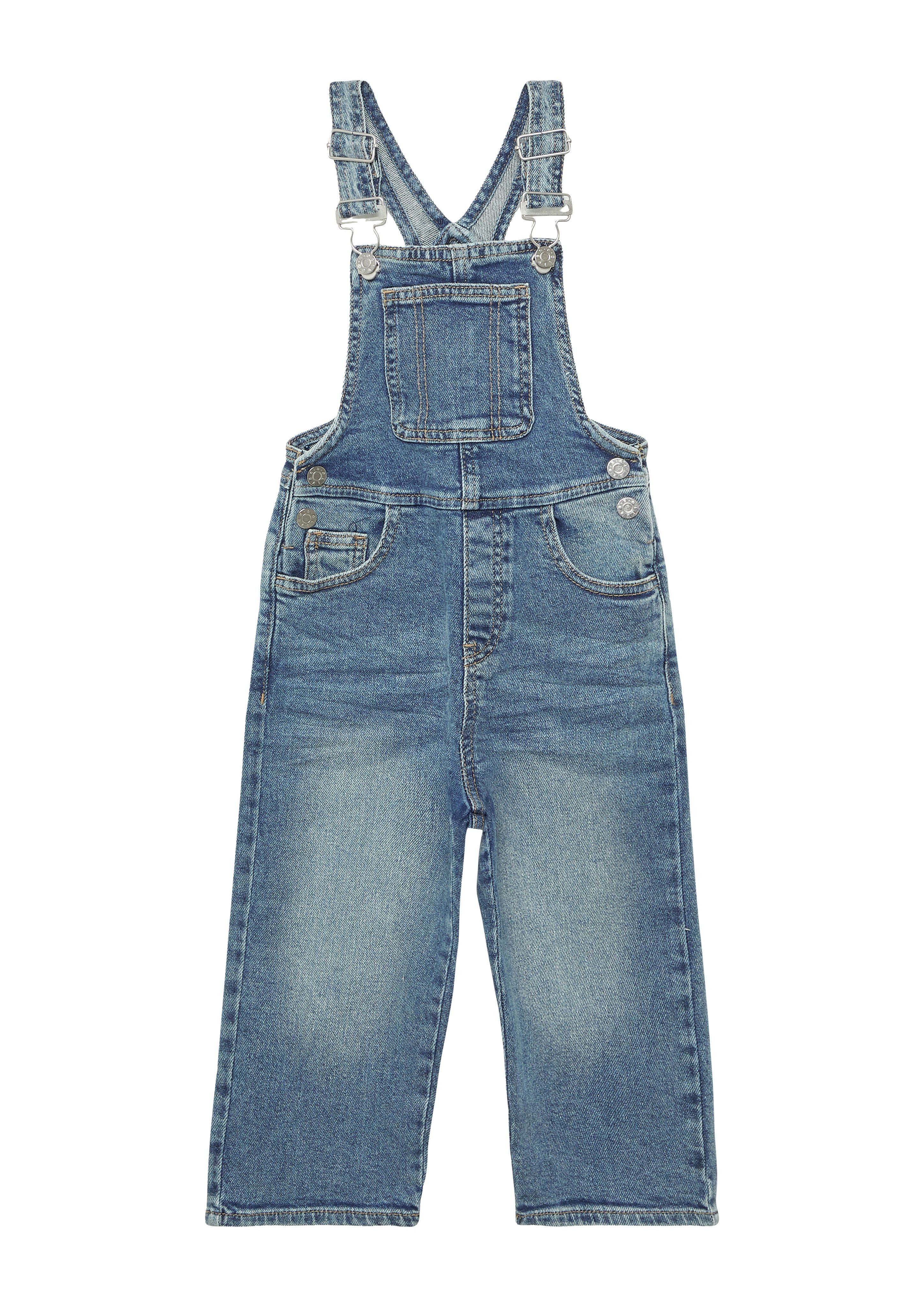 Weite Jeans Jeans-Latzhose