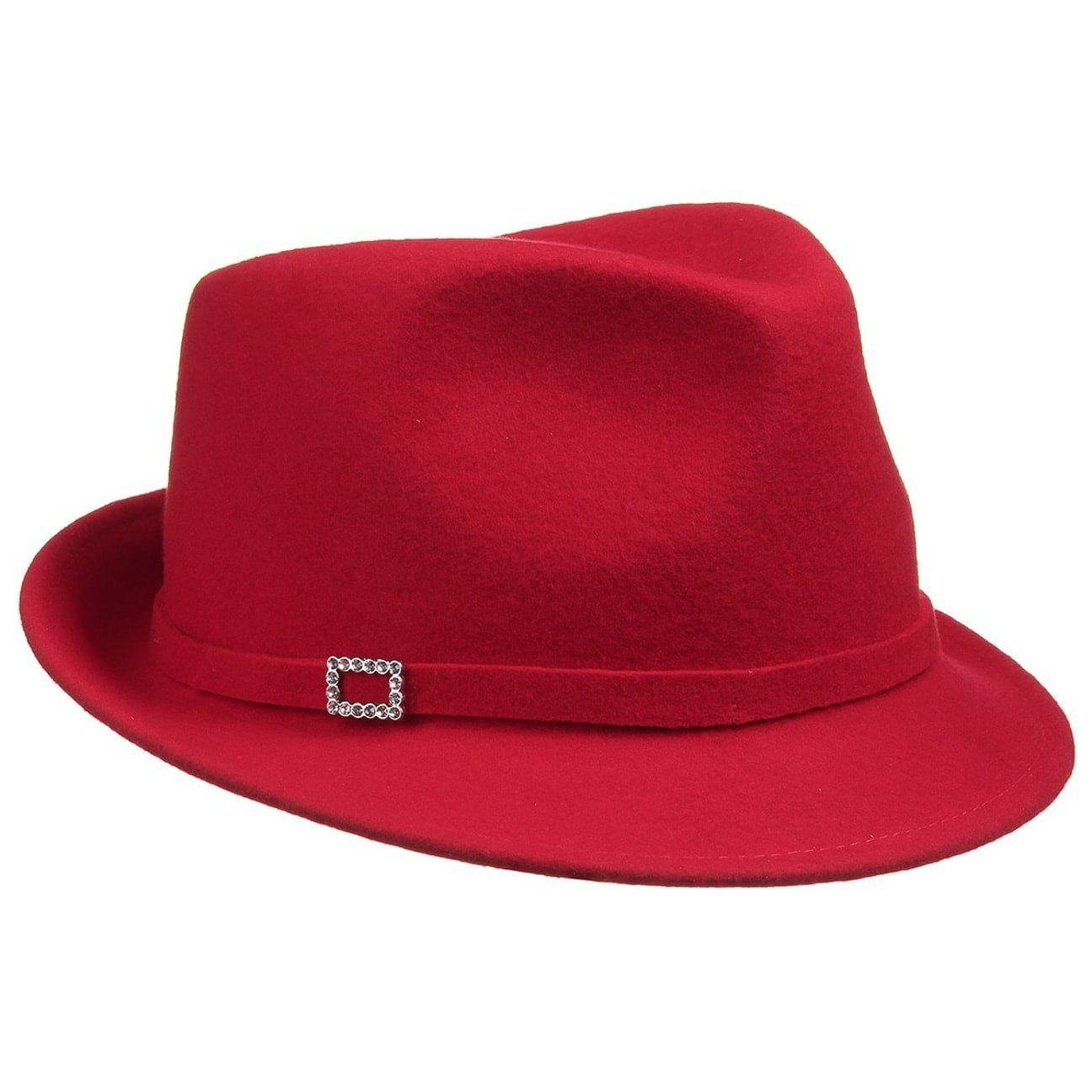 Lipodo Trilby (1-St) Damentrilby, Made in Italy rot