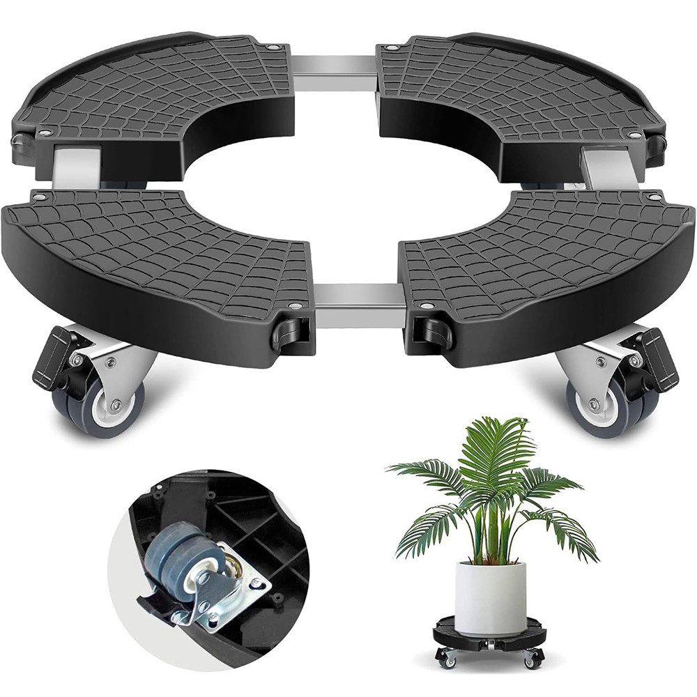 NUODWELL Pflanzenroller Pflanzenroller Blumenroller Außen 39-54cm 200kg Tra günstig online kaufen