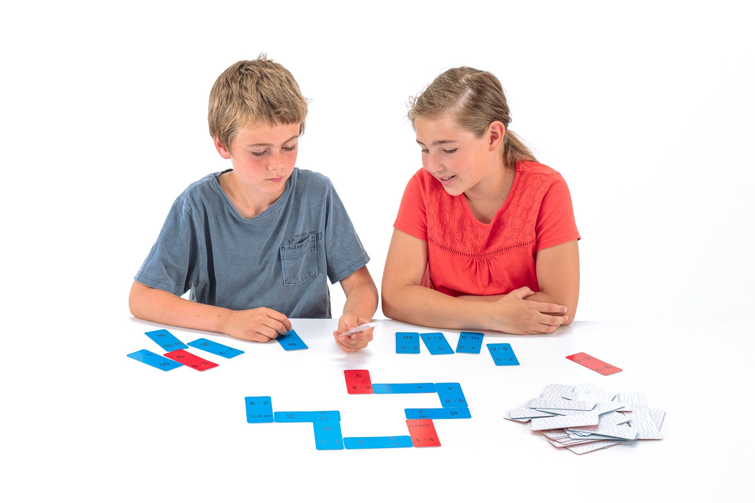Wissner® aktiv lernen Lernspielzeug Domino Multiplikation im 100er Zahlenraum, 1x1 Einmaleins lernen (60-St)