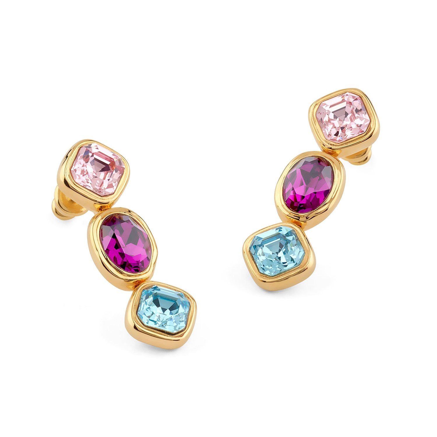 Guess Paar Серьги Damen-Mehrfarbig Goldfarben