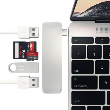 Satechi Type-C USB 3.0 3-in-1 Combo HUB USB-Adapter zu MicroSD-Card, SD-Card, USB Typ C