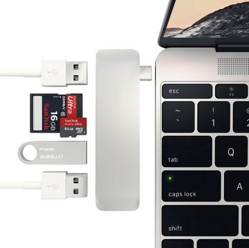 Satechi Type-C USB 3.0 3-in-1 Combo HUB USB-Adapter zu SD-Card, USB Typ C, MicroSD-Card