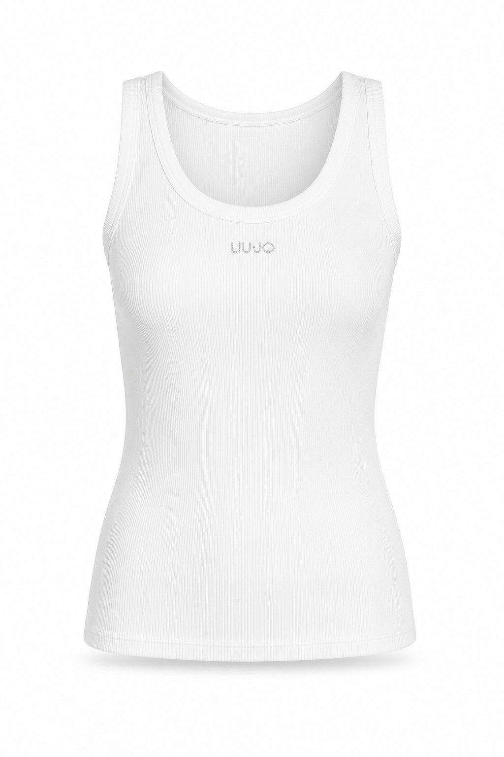 Liu Jo Tanktop - Top Damen - Damen Tanktop - Trägertop - weißes Rippentop