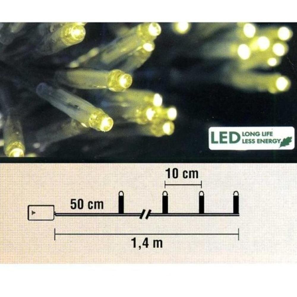 STAR TRADING LEDLichterkette 72521 Micro LED Lichterkette 10er Batterie