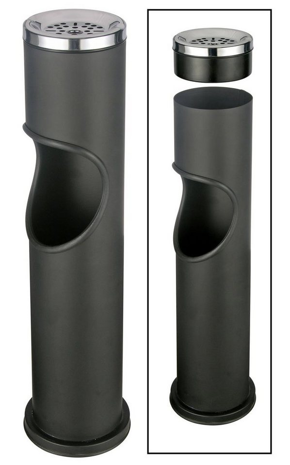 Mojawo Aschenbecher Standaschenbecher Windaschenbecher Mülleimer Outdoor, Aschebecher
