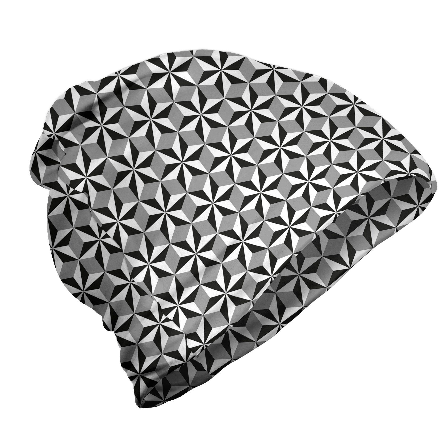 Wandern Freien Optische Sterne im Geometrisch Abakuhaus Hexagon Beanie