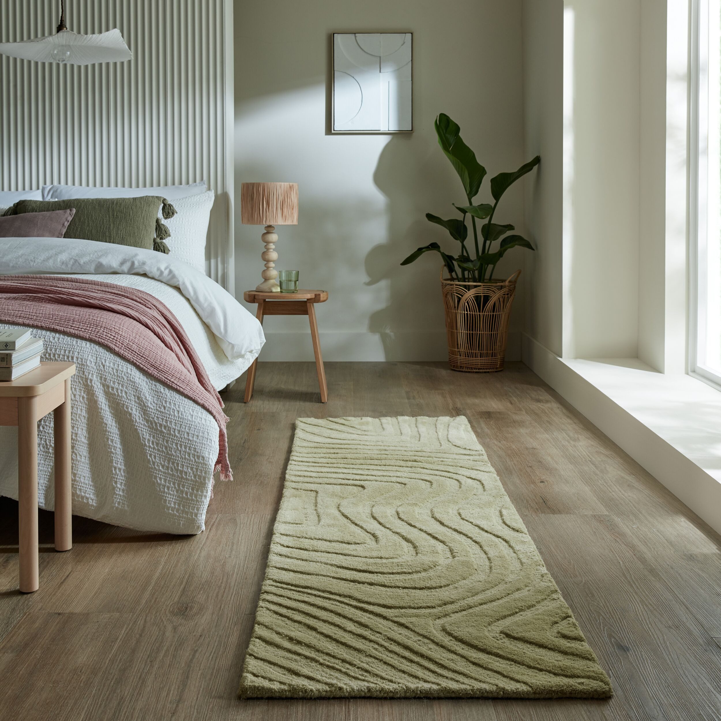 FLAIR RUGS Wollteppich »Mesmerise, abstrakt«, rechteckig, 14 mm Höhe, Wollt günstig online kaufen