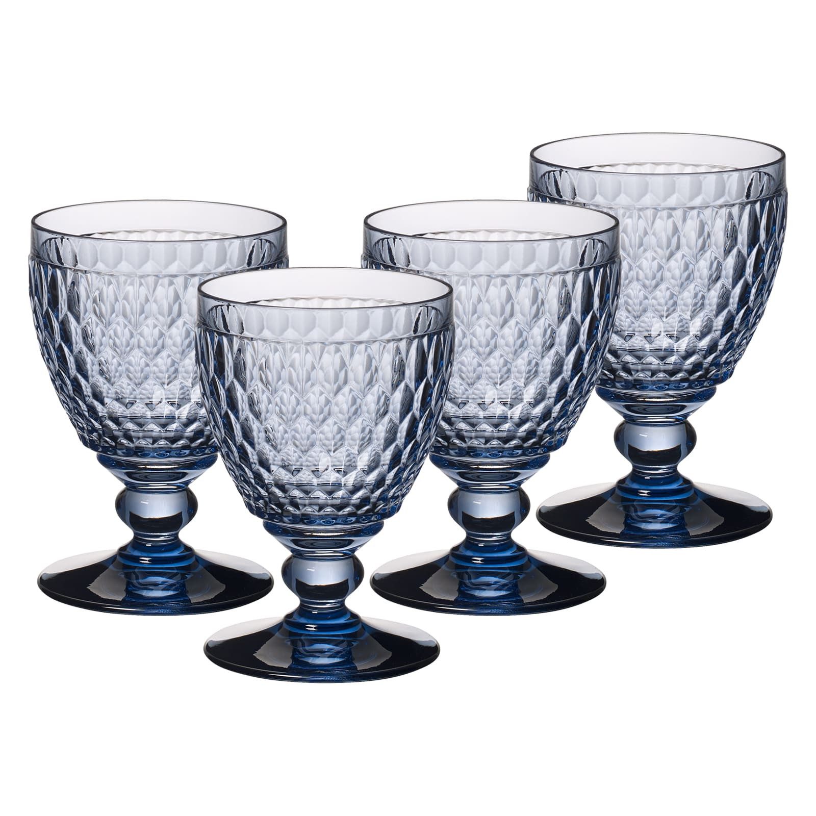 Villeroy & Boch Glas Boston Coloured Wassergläser 400 ml 4er Set, Glas