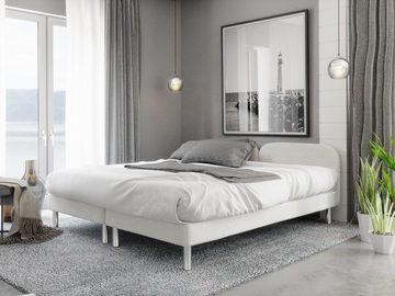 pressiode Polsterbett Doppelbett Polsterbett Bett Metall/ Holzfüße mit matratze