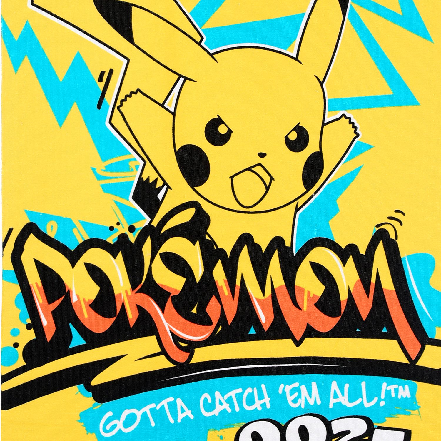 POKÉMON Handtuch Pikachu Badetuch 70x140 Kinder Strandtuch
