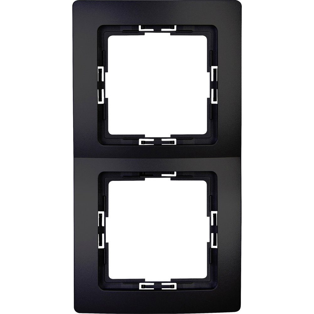 Kopp Steckdosen Hygrostat Kopp Rahmen Abdeckung Paris Schwarz (matt) 308550069 1 St.