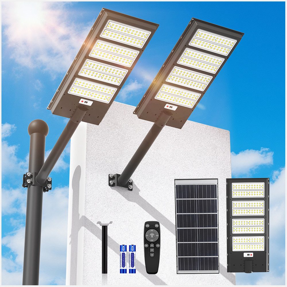 Rhein Beleuchtung LED Solarleuchte 2000W Solarlampen für Außen – Solarlampe günstig online kaufen