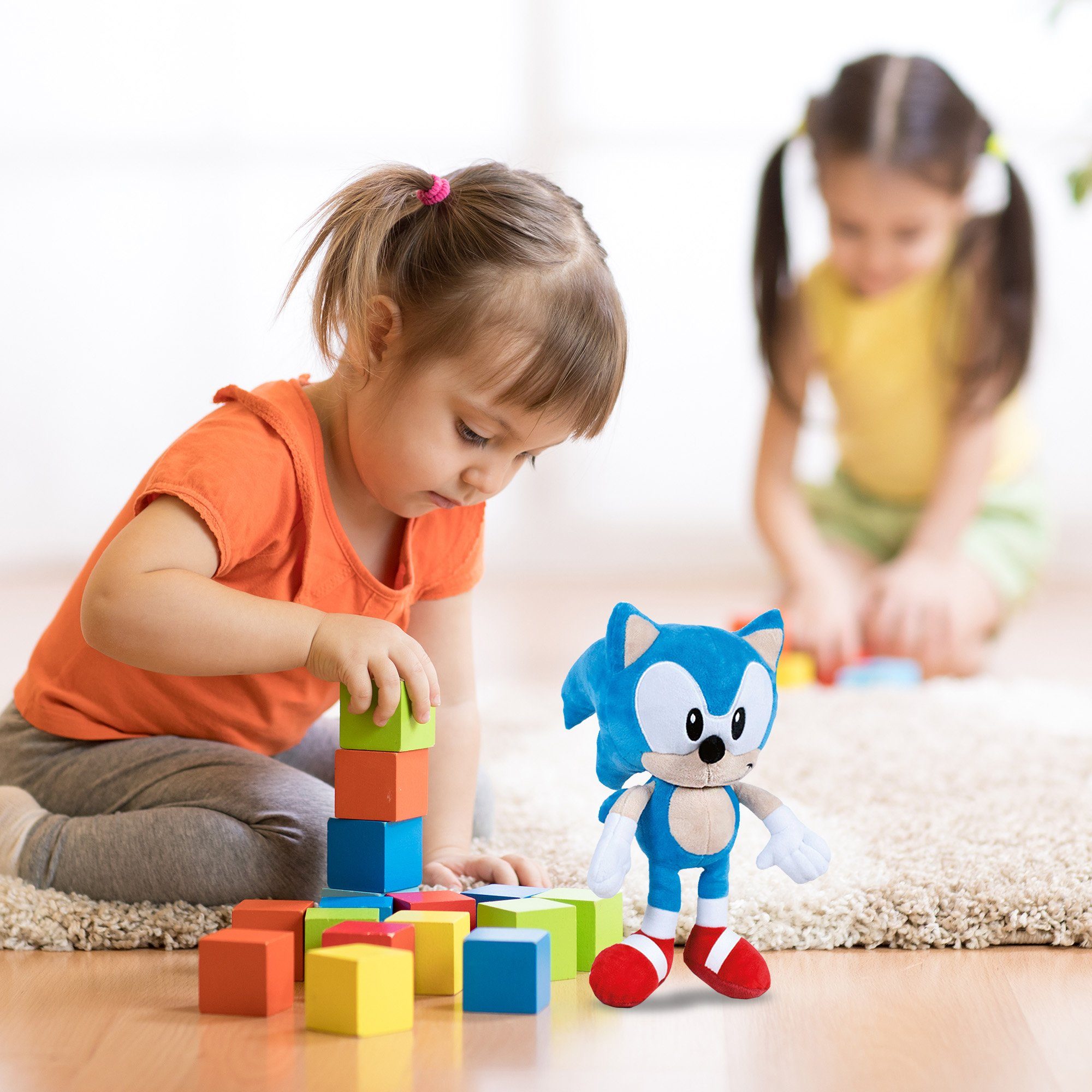 Play by Play Plüschfigur SONIC and FRIENDS / SONIC CUTE/ SONIC CLASSIC / SONIC GRADIENT / 22cm, Sonic Spielzeug für Kinder, Jungen, Mädchen