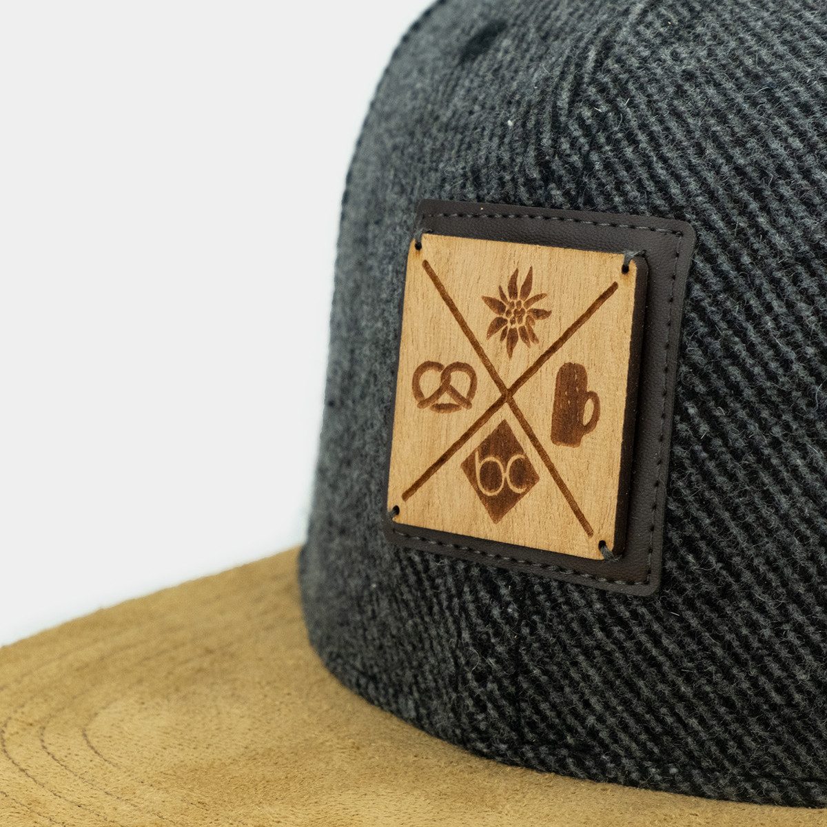 Bavarian Caps Snapback Cap Bavarian Caps Kreizweis Altbayern Snapback Cap (Snapback)
