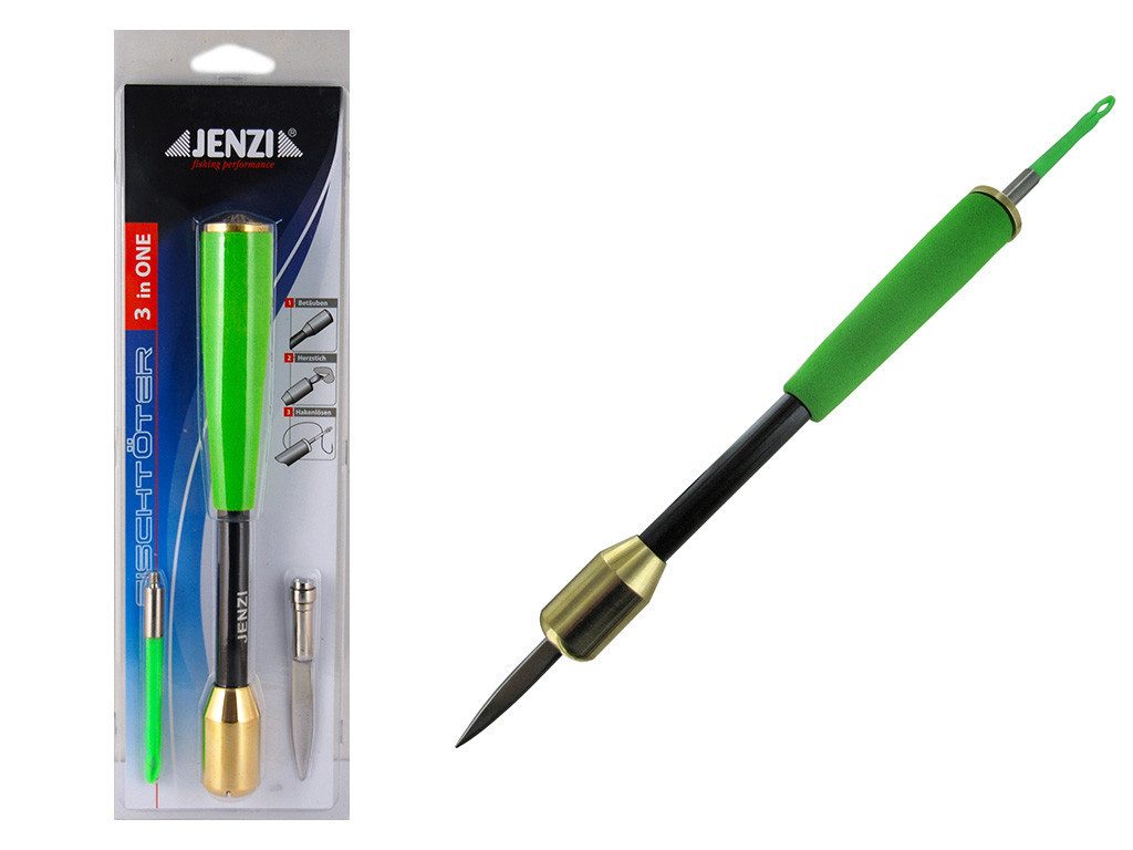 Jenzi Fischtöter FISCHTÖTER De Luxe 3 in 1 - Jenzi, (Zubehör, 3-St. Jenzi Fischtöter 3 in 1), 3 in 1 Funktion