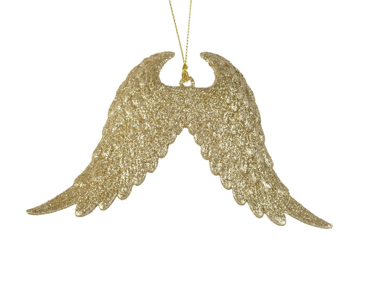 Kaemingk Christbaumschmuck, Anhänger Engelsflügel Kunststoff 16cm, 1 Stück günstig online kaufen