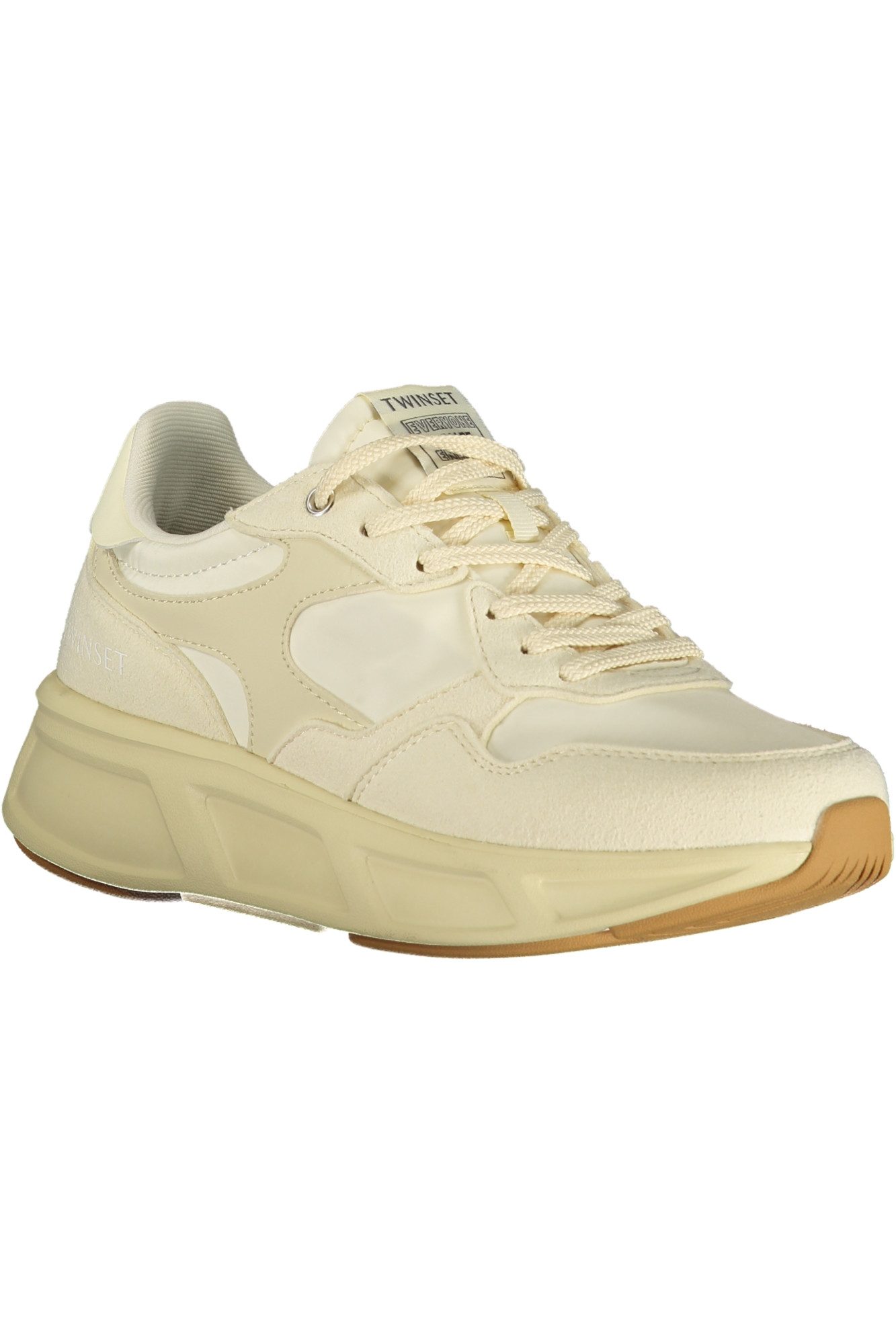 TWINSET Sneaker Beiger Damensportschuh mit Kontrastdetails und