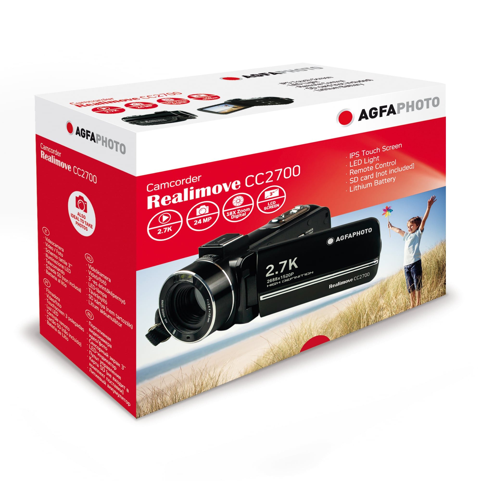 AgfaPhoto Realimove CC2700 Camcorder (auch für Fotos)
