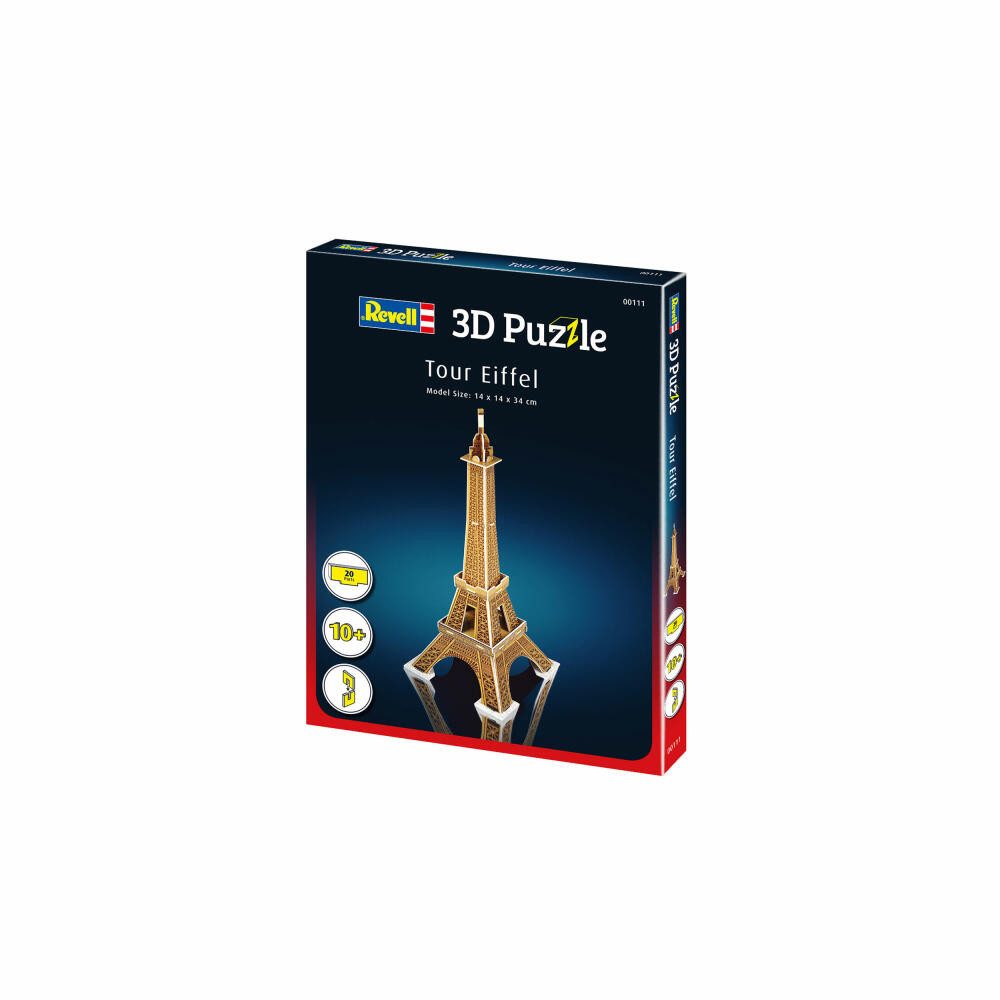 Revell® 3D-Puzzle Eiffelturm, 20 Puzzleteile