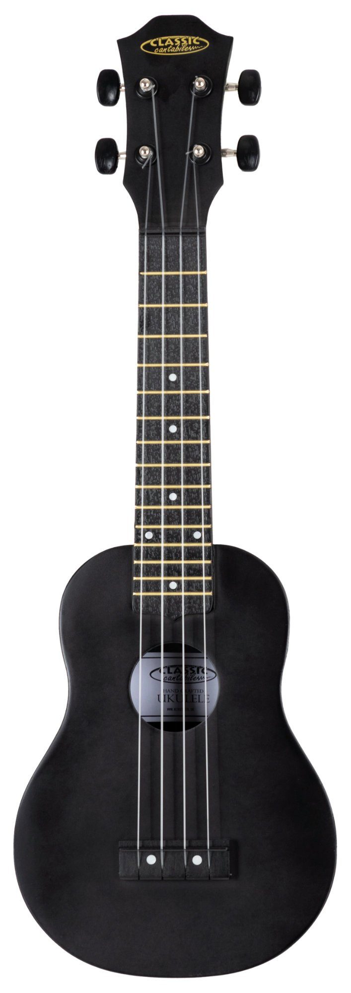 Classic Cantabile Ukulele OV-4, Sopranukulele, Gesamtlänge: 54 cm im Roundback-Design