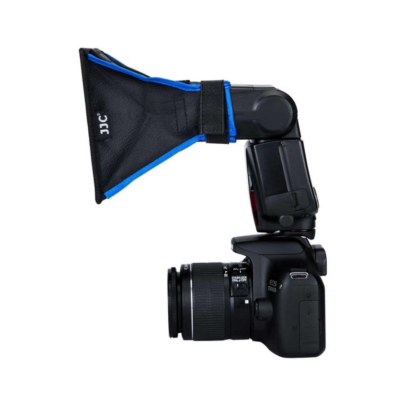 JJC Rechteckiger Diffusor Softbox für tragbare Фотоспалахи Розмір S Studio-Stativ-Blitz