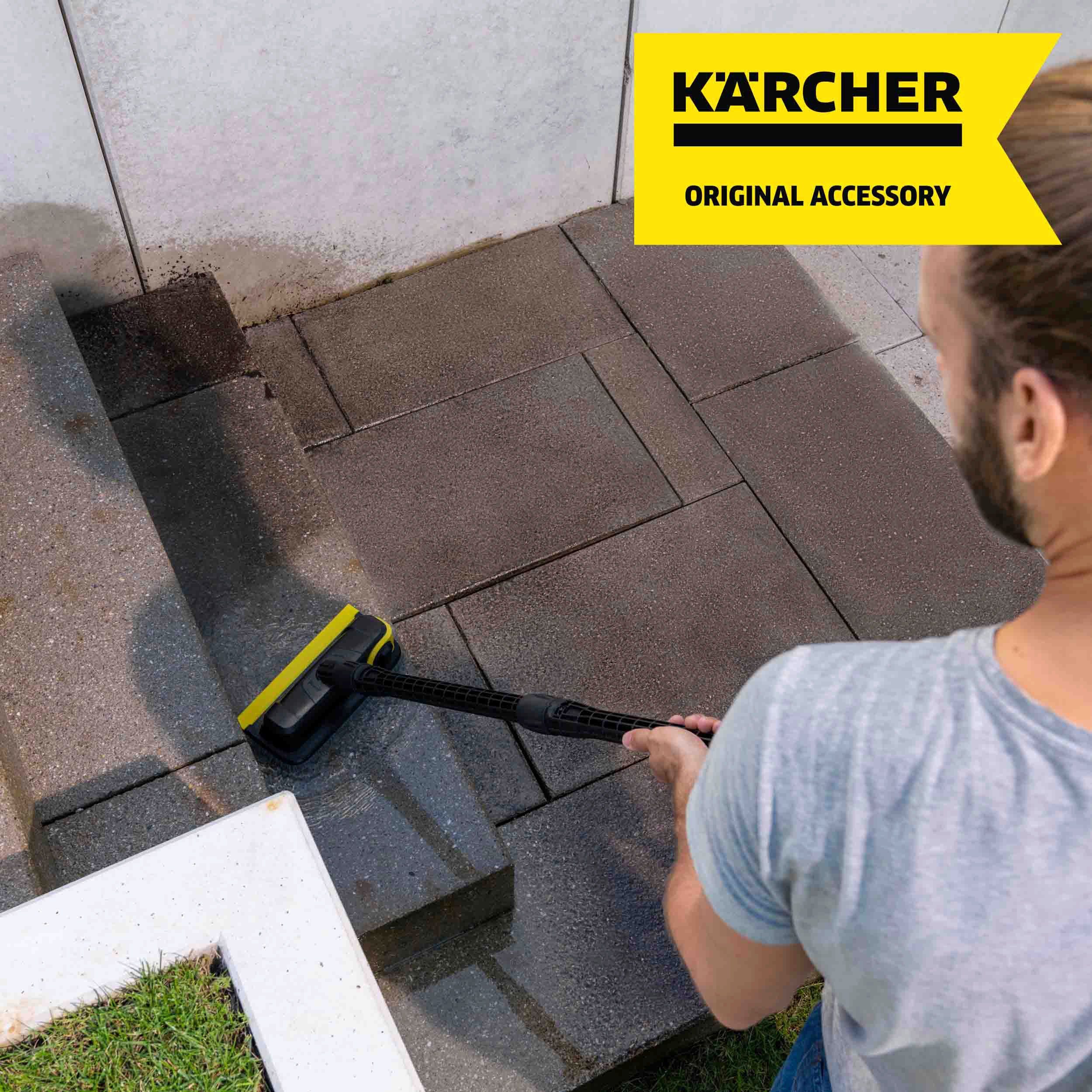 KÄRCHER Kehrgarnitur PS 30 Plus Flächenreiniger Powerschrubber, (Set, 3-tlg), mit 3 Hochdruckdüsen