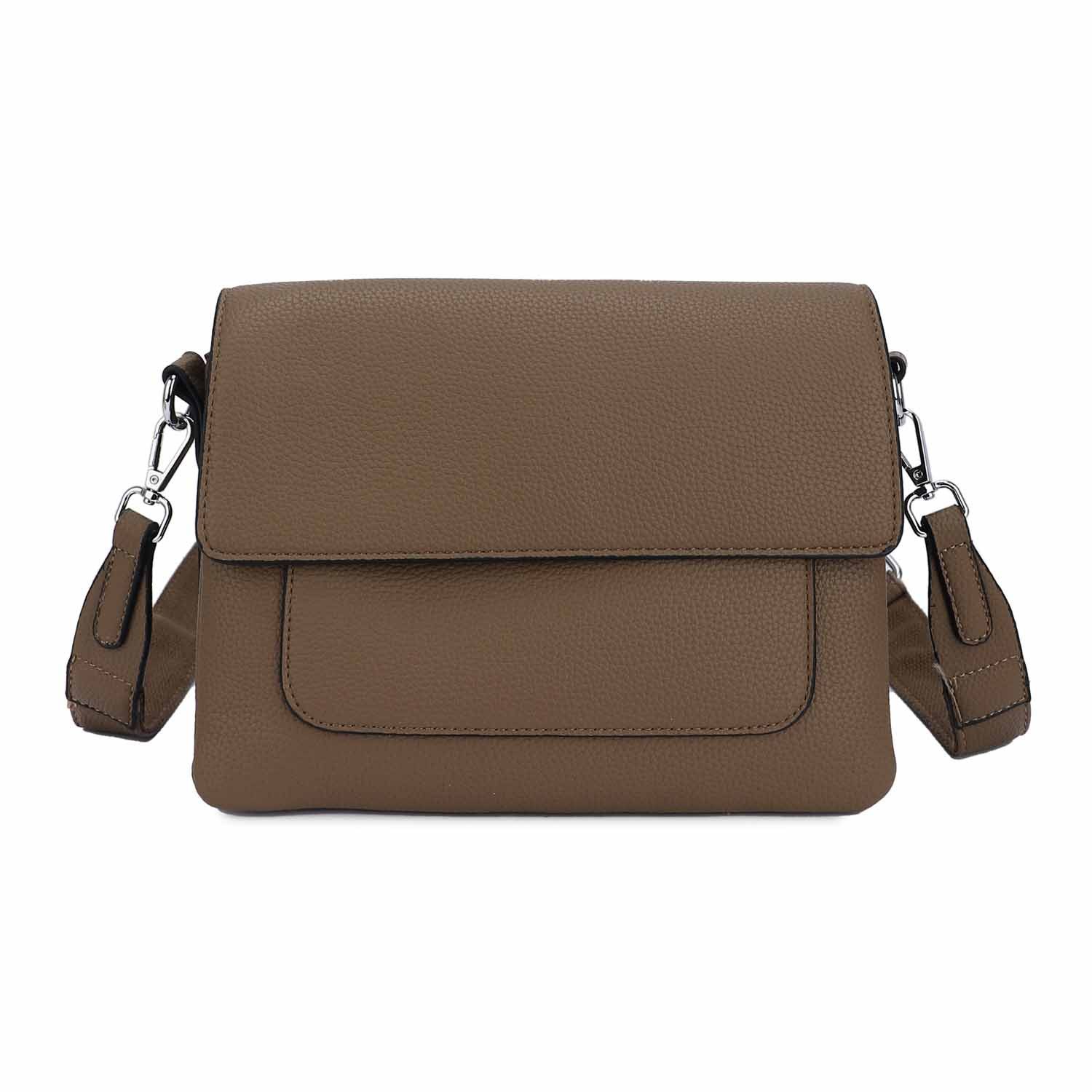 ITALYSHOP24 Schultertasche Damen Crossbody Bodybag Umhängetasche Messenger günstig online kaufen