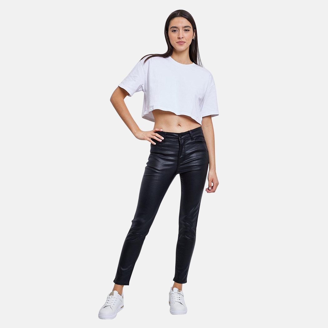 Lederimitathose Kunstleder Hose
