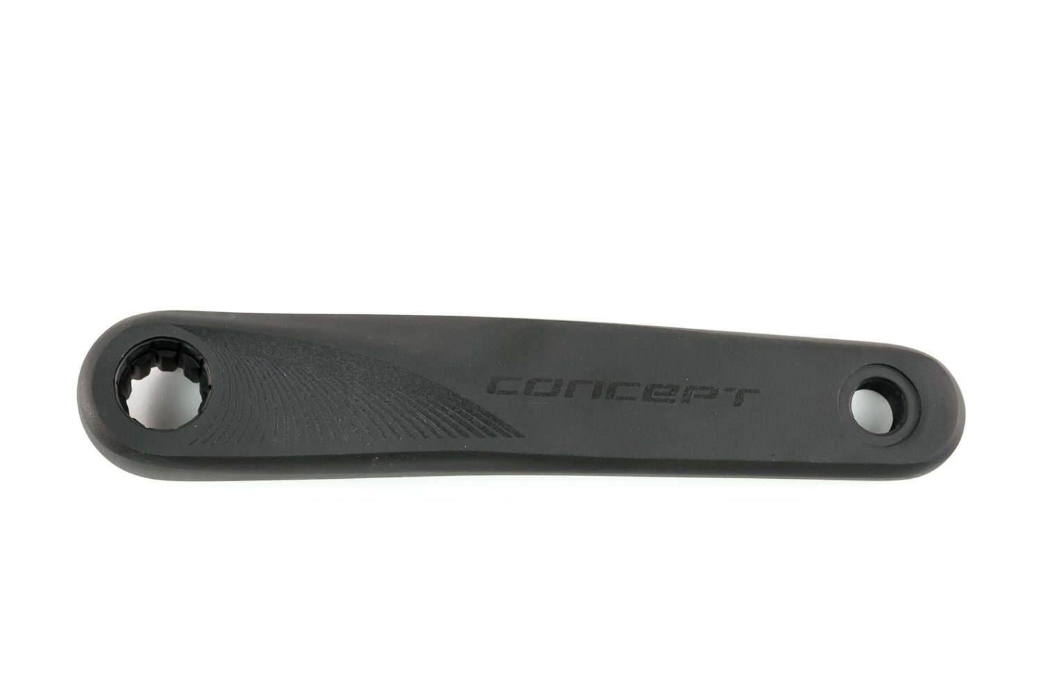Concept Fahrradkurbel Fahrrad CONCEPT Alu Kurbel Arm ISIS links 170mm lang schwarz Crank