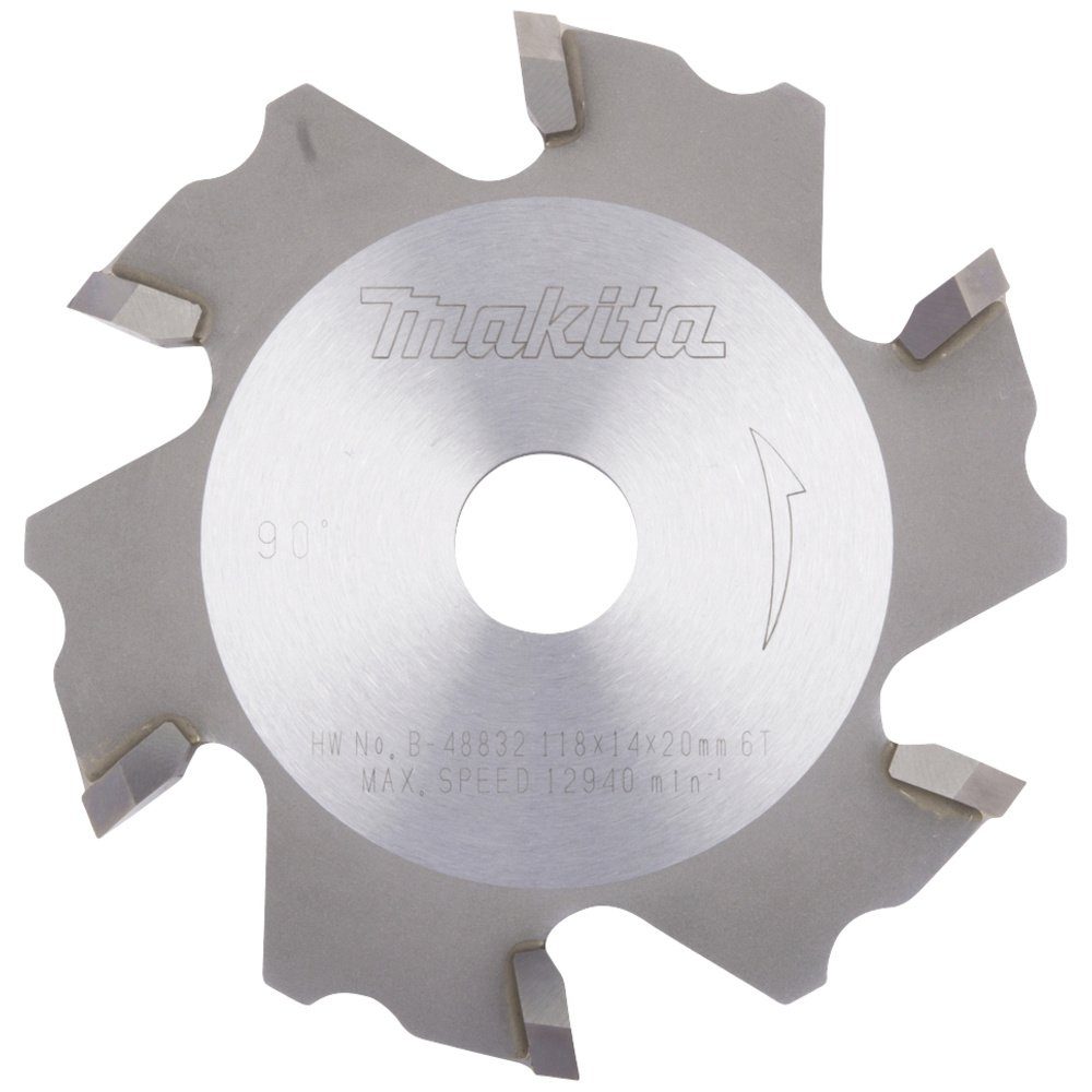Makita Fräse Makita B-48832 Nutfräser Hartmetall Produktabmessung, Ø 118 mm 1