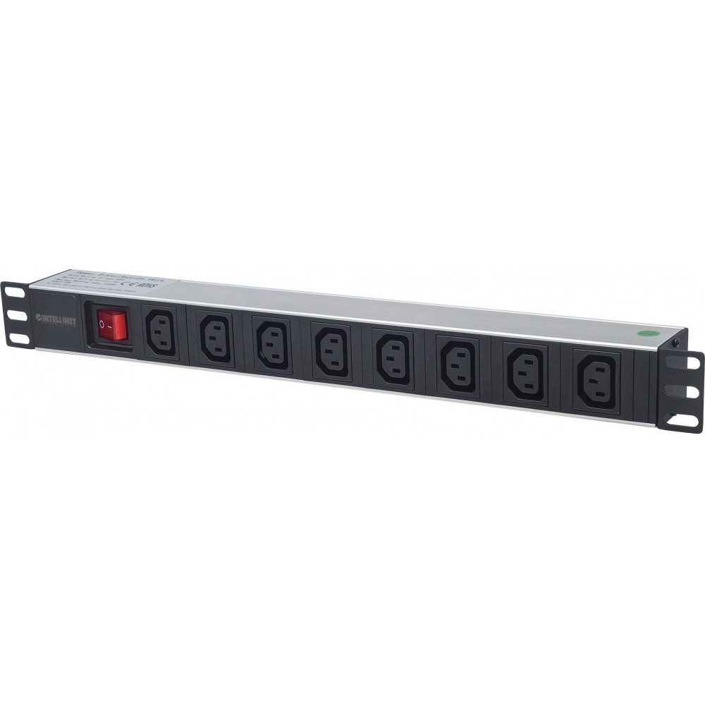 Intellinet 19" Kaltgerätebuchse 8-fach C13 PDU Stromverteiler Akku