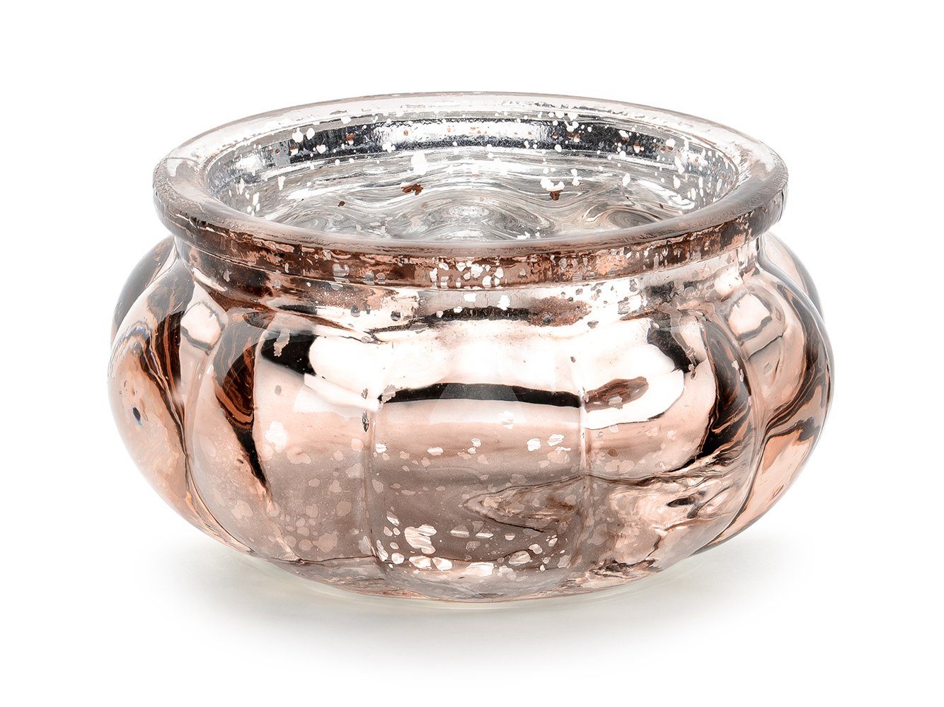 partydeco Kerzenhalter, Teelichtgläser 6x3cm roségold 4er günstig online kaufen