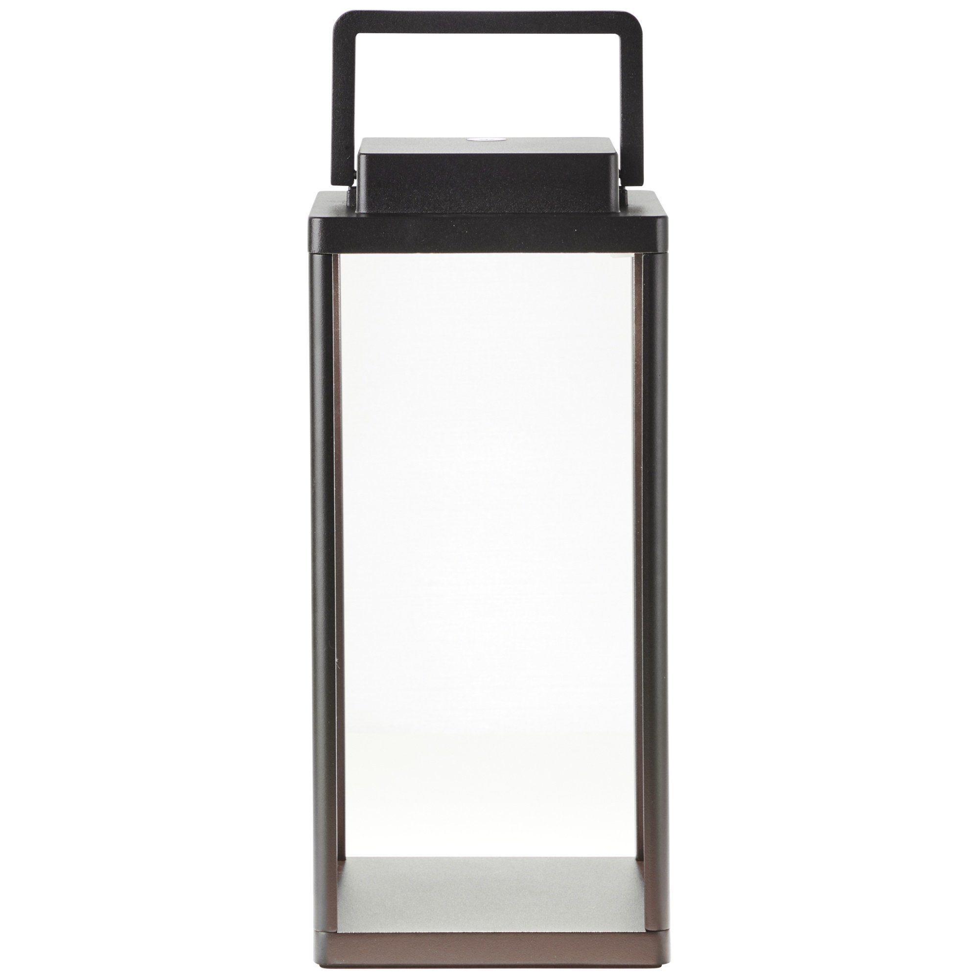 Lightbox Außen-Tischleuchte, Dimmfunktion, LED x schwarz integriert, 15 cm, 350 Warmweiß, 34 x lm, Metall, 15 3-Stufen-Touchdimmer, fest