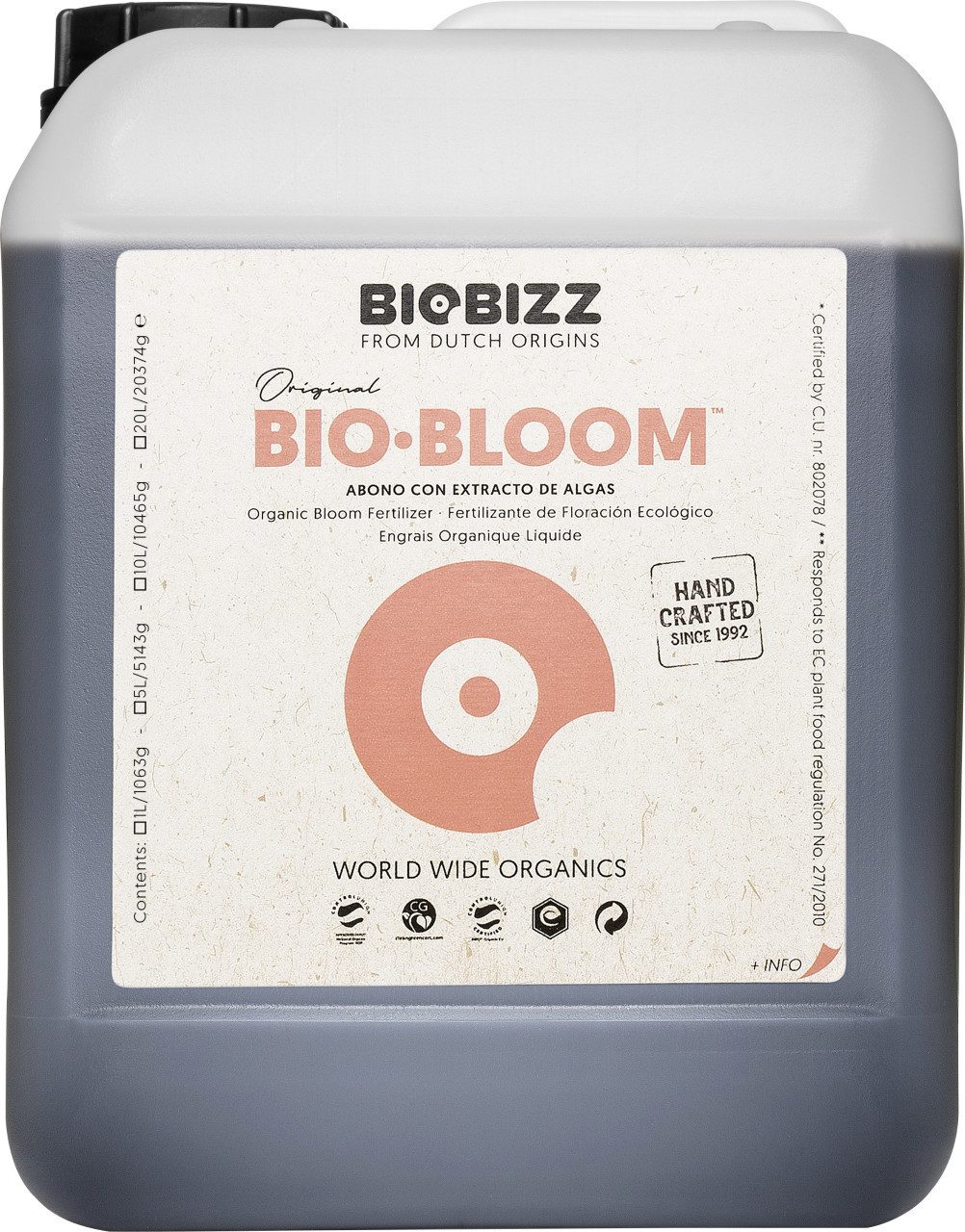 Biobizz Pflanzendünger BioBizz Dünger Bio-Bloom 5 L, Bio