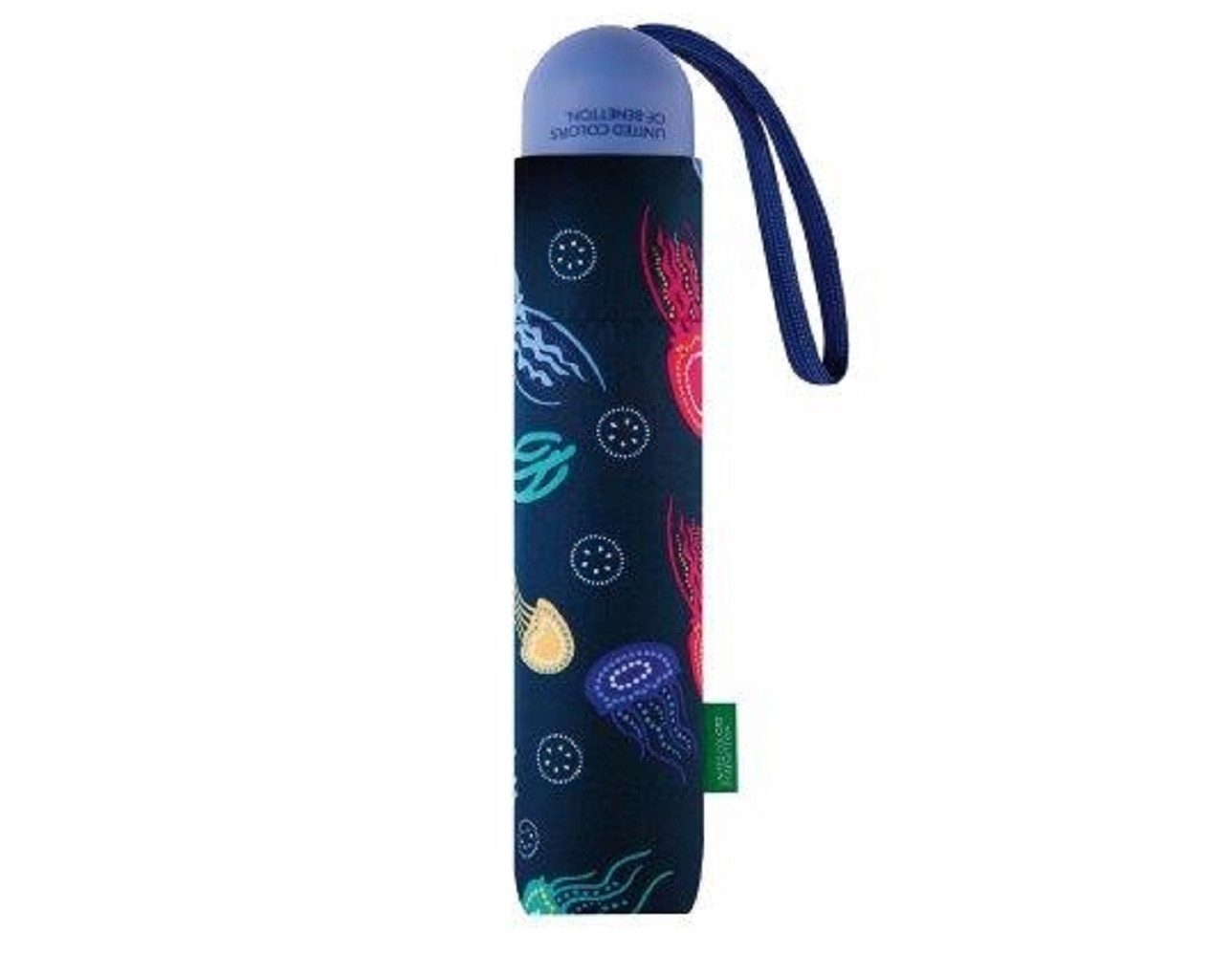 HAPPY RAIN Langregenschirm Benetton Super Mini Kids Manuell Jellyfish, Windproof