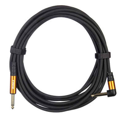 FAME Instrumentenkabel, Dual Shielded Instrument Cable, High-Quality Guitar Cable, Straight/