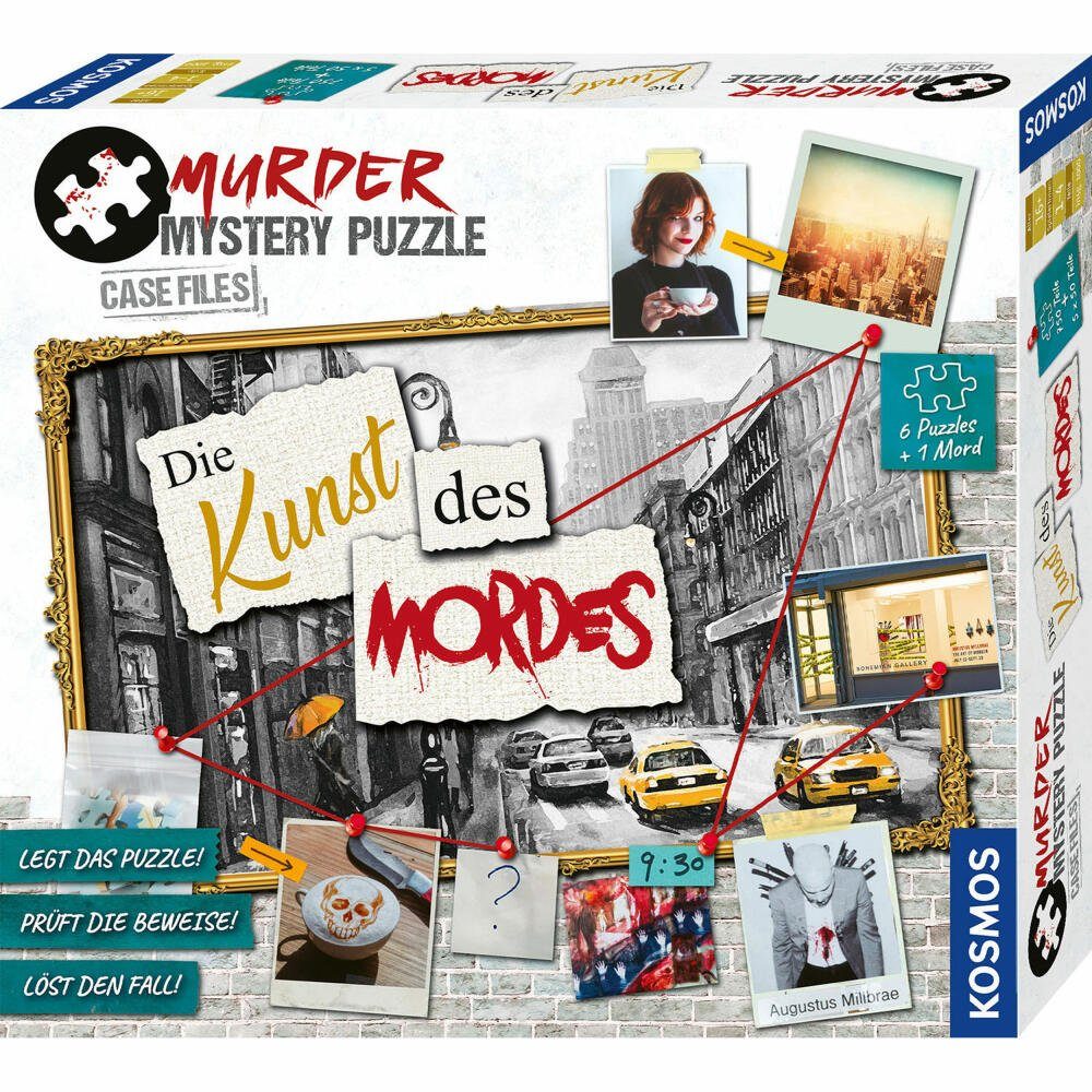 Kosmos Spiel Murder Mystery Puzzle Die Kunst des Mordes