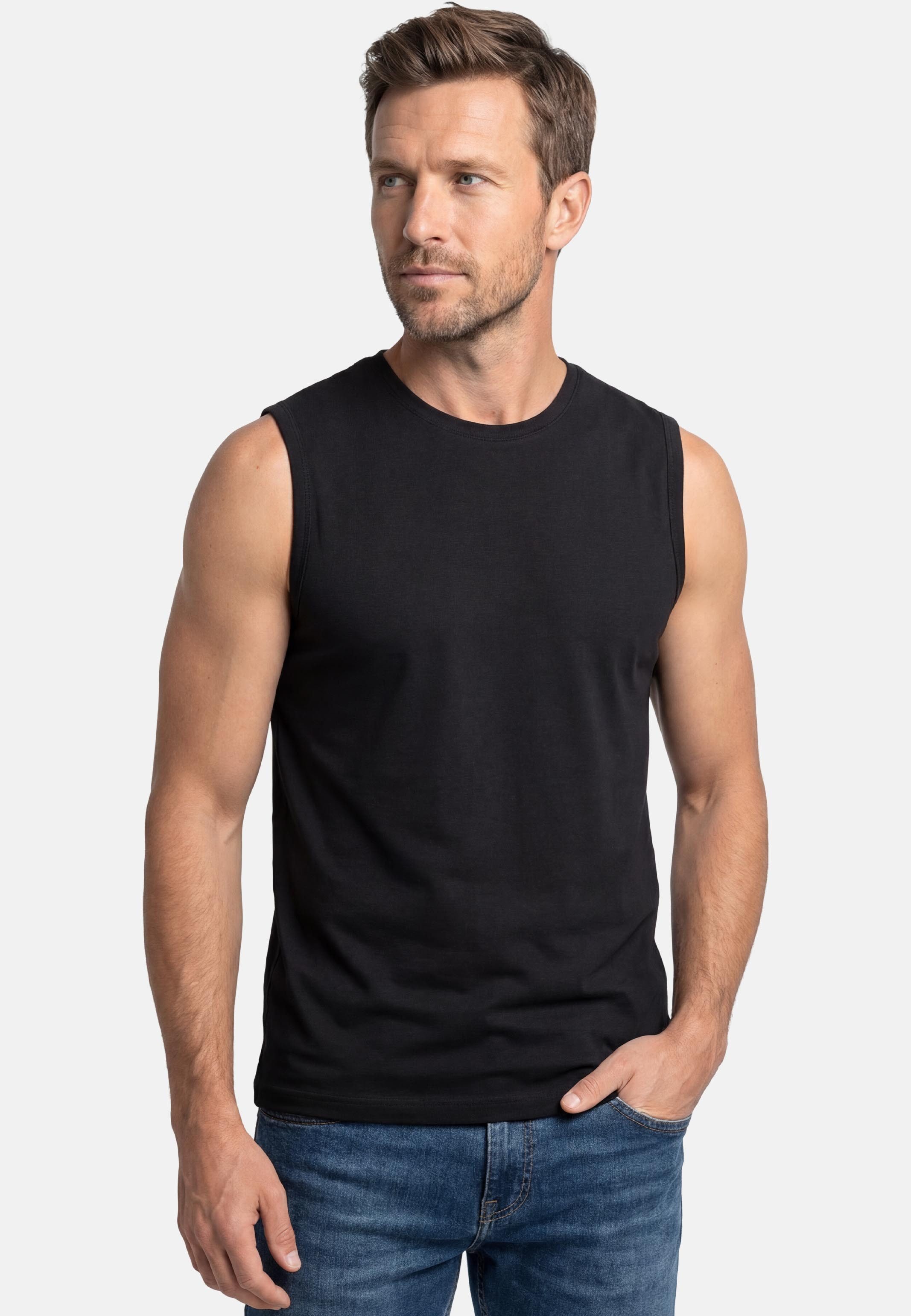 RAGMAN Unterhemd 6er Pack Basic (Spar-Set, 6-St) Unterhemd / Tanktop - Baumwolle - Atmungsaktiv