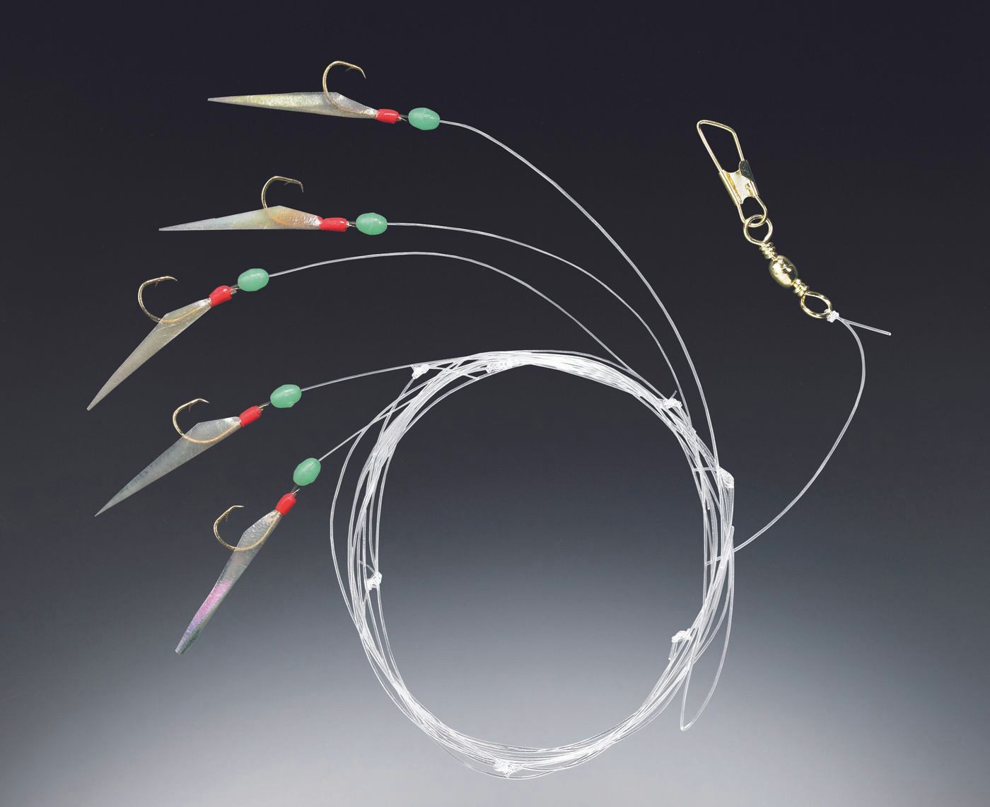 Vorfachschnur Balzer Heringssystem mit 5 Circle Haken Gr. 6 - Heringsvorfach