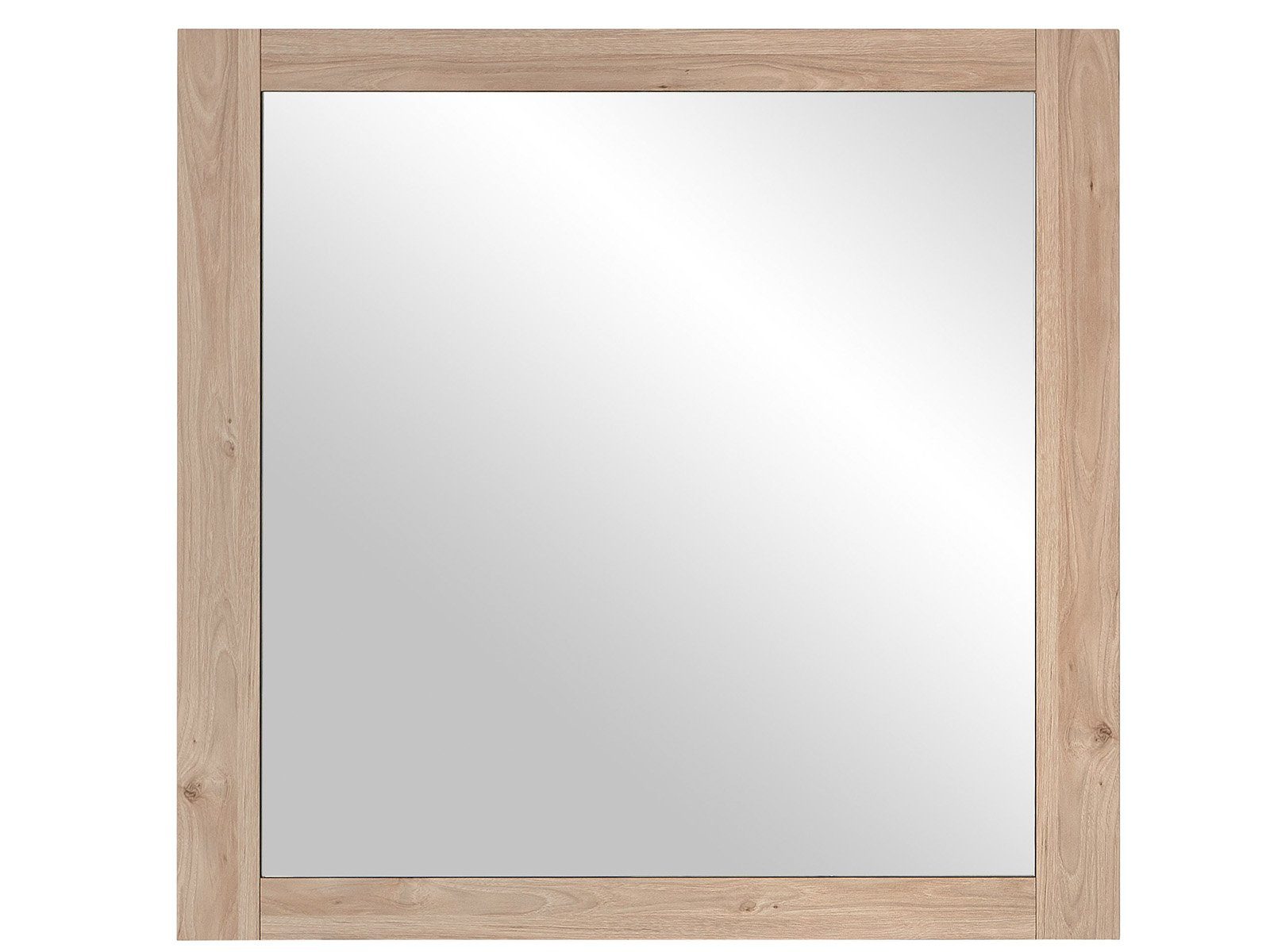 2 87 cm, 90 cm, Jackson Spanplatte Eiche Rahmen Breite Moderner möbelando Fairfield, Nachbildung. Wandspiegel Tiefe aus cm in Höhe Spiegel,