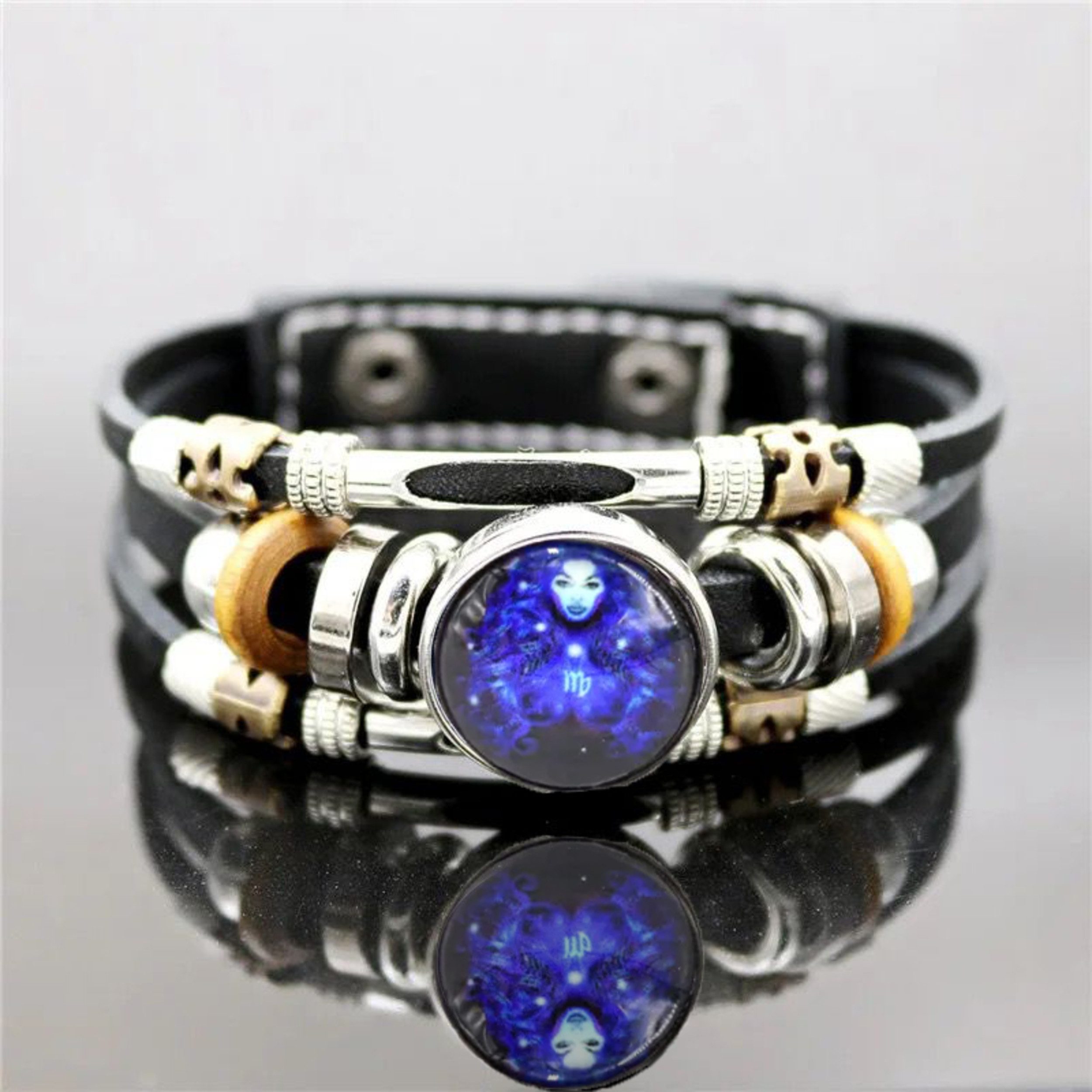 Stelby Armband mit Gravur Armband Sternzeichen Jungfrau mit 3D Gravur im Gl günstig online kaufen